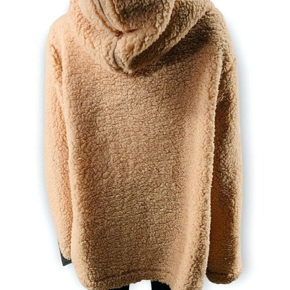 Forgotten Grace Pink Hoodie Pullover 1/4 Zip Sweatshirt Medium NWT - Picture 4 of 6